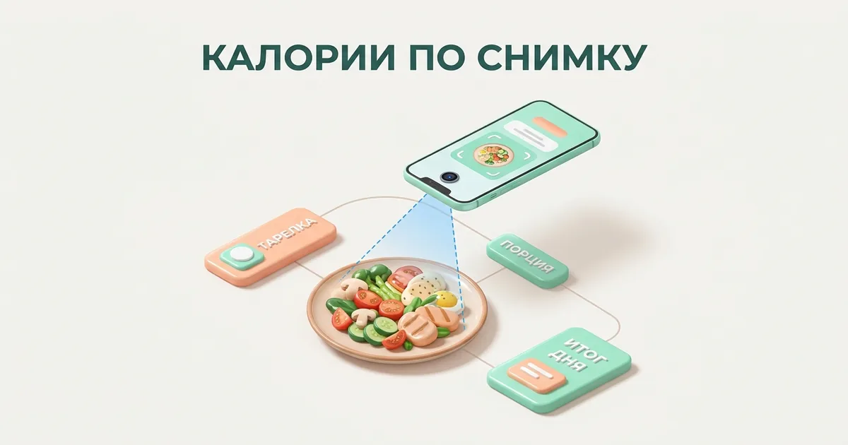 Калории по фото: как работает подсчёт и где теряется точность