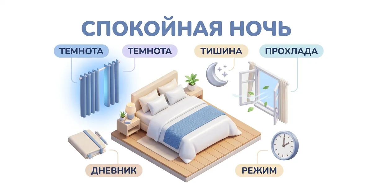 Как улучшить сон: домашние шаги, которые работают