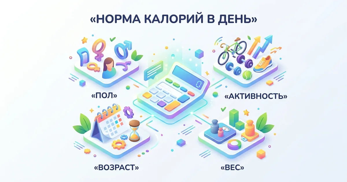 Норма калорий в день: сколько нужно и как рассчитать